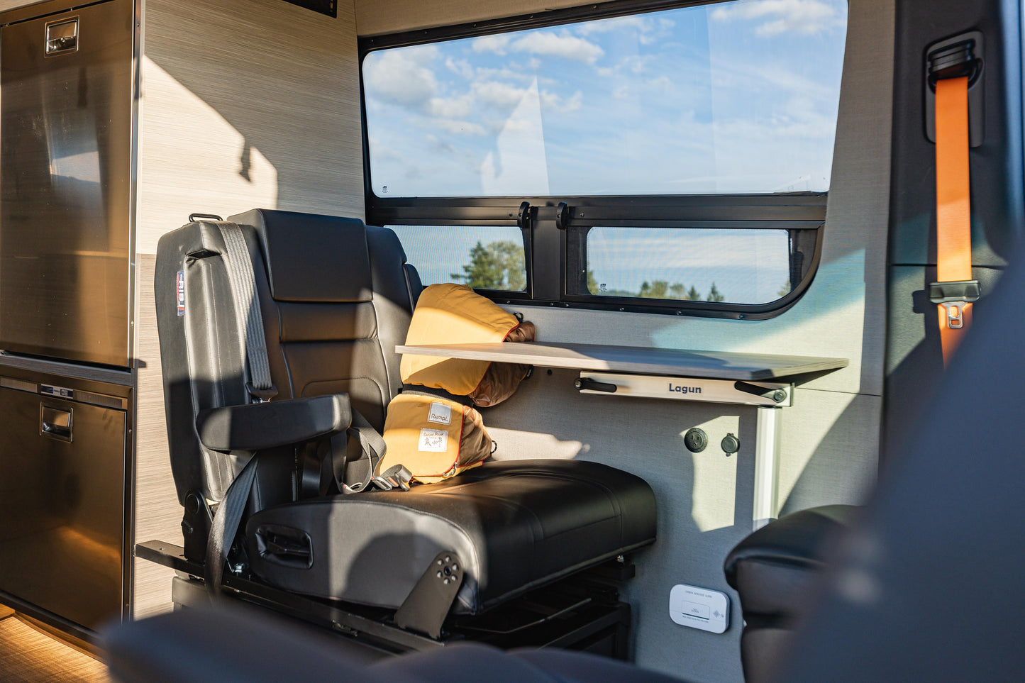 Neptune Single Seats - Passenger & Driver Sides with Lateral Slide Capabilities (4ft Bifold)