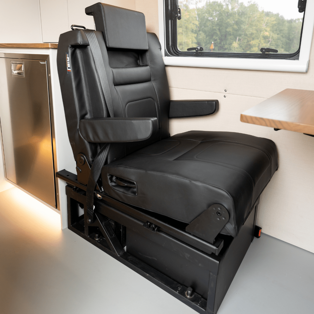 Neptune Single Seats - Passenger & Driver Sides with Lateral Slide Capabilities (4ft Bifold)