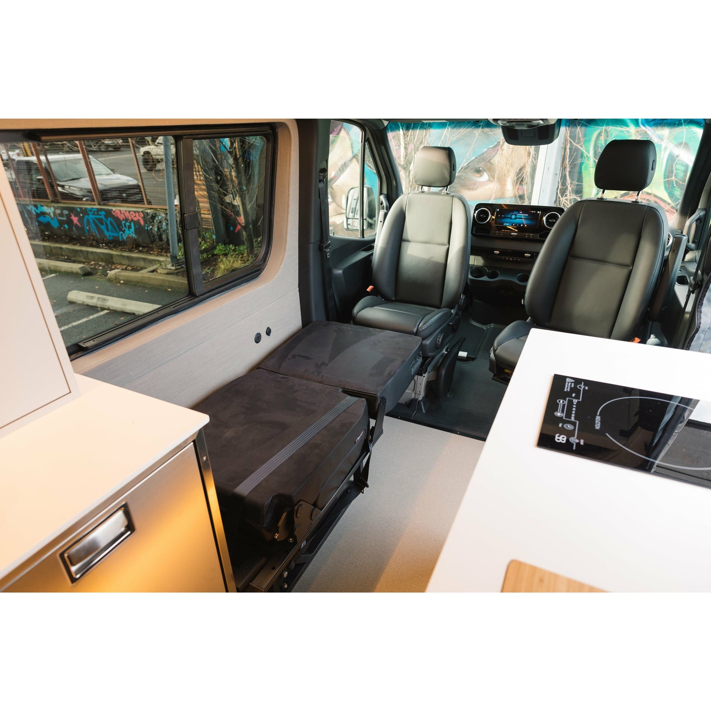 Neptune Single Seats - Passenger & Driver Sides with Lateral Slide Capabilities (4ft Bifold)